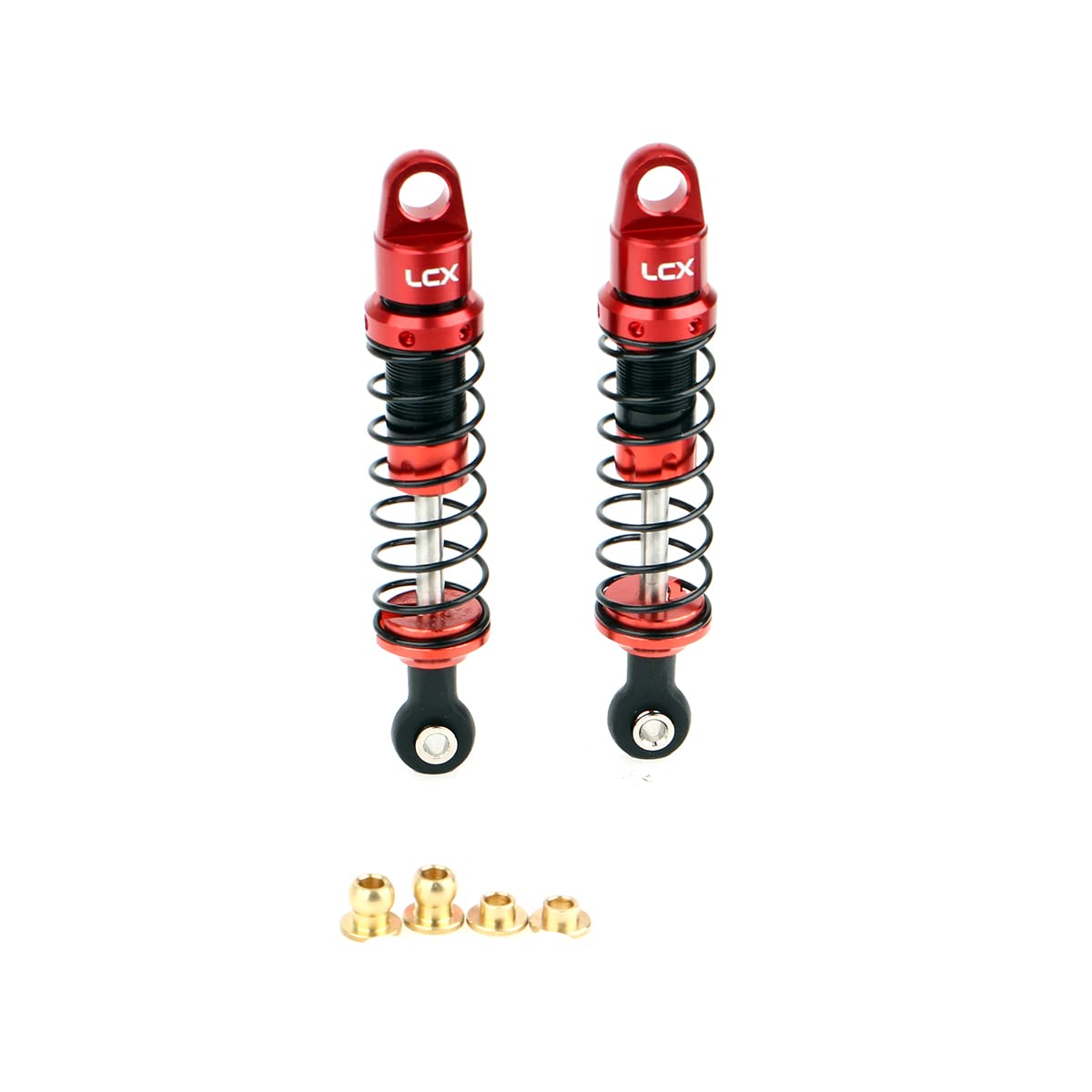 Amazon.co.jp: LCX Racing 1/10th RCクローラーカー 2個 レッド